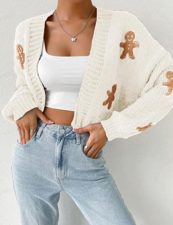 The Viral Gingerbread Cardigan